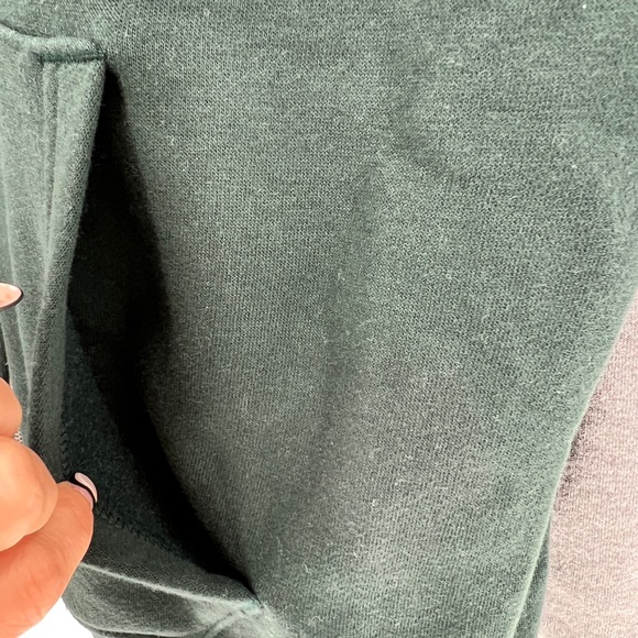 Goodfellow & Co Mens Color Blocked Green and Gray Jacket Hoodie Size Large NWT - Picture 6 of 7